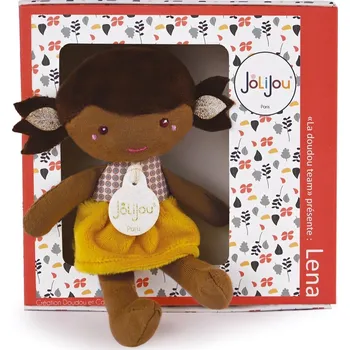 Panenka Doudou Jolijou Paris Doudou Jolijou Panenka Léna 16 cm žlutá