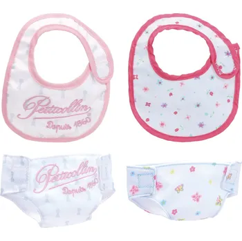 Petitcollin Sada bryndáčků a plenek (pro panenku 36-40 cm)