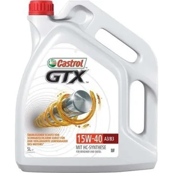 Motorový olej CASTROL GTX A3/B3 15W-40, 5L