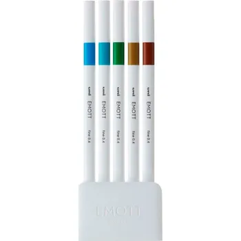 Uni-ball Barevné linery EMOTT ISLAND - sada 5 ks