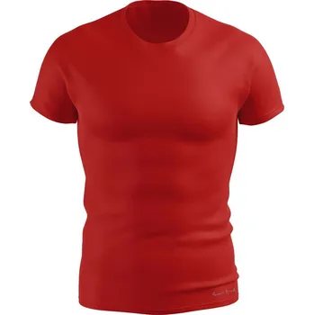 Pánské tričko Pánské funkční triko SLIM krátký rukáv červená Bamboo Ultra CLASSIC - Červená / XL