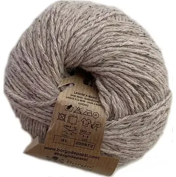 Příze Borgo de Pazzi Tweed 91 Světle béžová (Příze Tweed 91 Světle béžová)