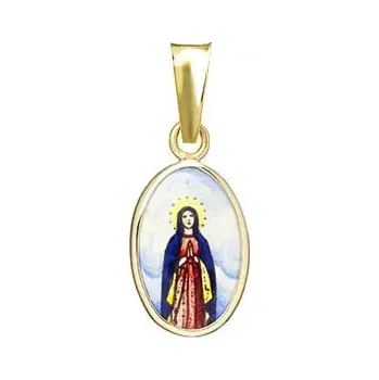 Přívěsek Aljančič Svatá Panna Maria madonka miniatura 022H zlato