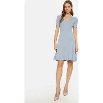 Dámské šaty Guess Úpletové šaty W5RK18 Z2U00 Modrá Regular Fit S