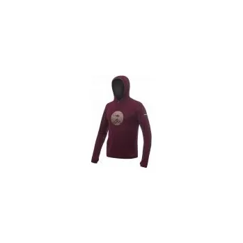 Pánská mikina SENSOR MERINO UPPER HELI pánská mikina klokanka port red M; Červená + DÁREK DLE VÝBĚRU!