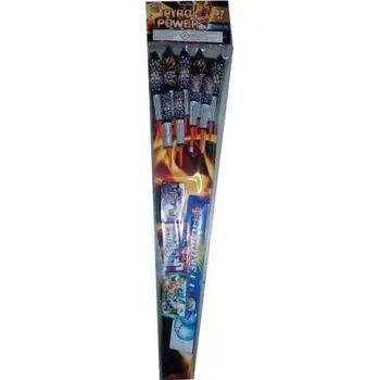 Zábavní pyrotechnika MIX - ASSORT. SET PYRO POWER - 9 ks raket - 20/9