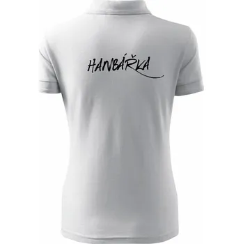 Hanbářka - Polokošile dámská Pique Polo - XS ( Bílá )