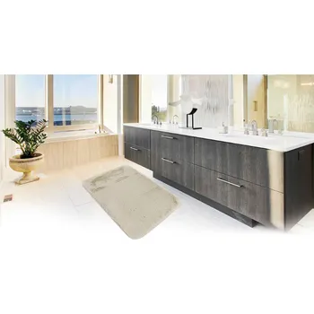 Koupelnová předložka Koupelnová předložka RABBIT NEW Almond BARVA: Hnědá, ROZMĚR: 40x50 cm