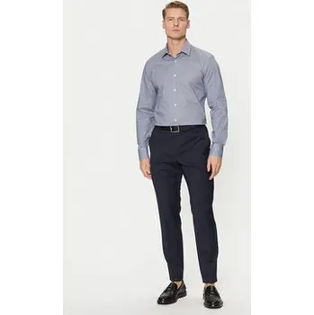 Pánská košile Liu Jo Košile QA5114 T4354 Tmavomodrá Slim Fit 41