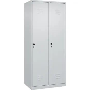 Šatní skříň Šatní skříň C+P Cabo, 2 oddíly, 800 x 500 x 1850 mm, šedá
