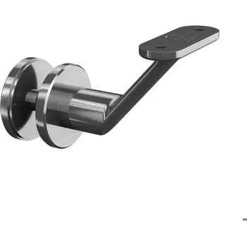 Konzole pro madlo, montáž na sklo Konzole pro madlo, montáž na sklo, pro ploché trubky, pro sklo 12 - 31,52 mm, nerez. ocel 304, kartáčovaná