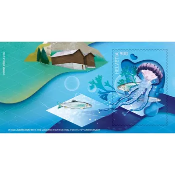 Poštovní známka (2022) MiNr. 2816 ** Block 91 - Švýcarsko - Krypto známka 2.2 (Yan Hirschbühl)