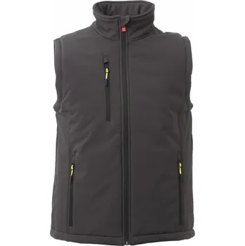 pracovní vesta Pánská pracovní vesta Payper GALE PAD VEST Barva: Antracit/ Černá, Velikost: XS Zateplená pracovní vesta