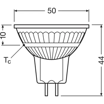 Lampička Reflektor OSRAM LED GU5.3 3,8W 827 36° 5 ks