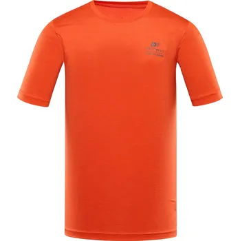 Alpine Pro Basik Pánské funkční triko MTSC824 tmavě oranžová S