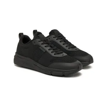 Pánské tenisky Sneakersy Tommy Hilfiger Lightweight Modern Knit Runner FM0FM05326 Černá 41