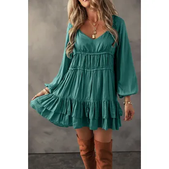 Dámské šaty OMG Dámské mini šaty Caamsee oceánská modř XL