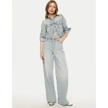 Pánská bunda Calvin Klein Jeans Jeansová bunda 90's J20J224544 Modrá Regular Fit S