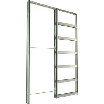 Stavební pouzdro ECLISSE stavební pouzdro JEDNOKŘÍDLO 700mm do SDK Rozměr dle ČSN: 2100 mm (výška), Tl. dokončené příčky: KIT 100 mm (tl. pouzdra 75 mm)