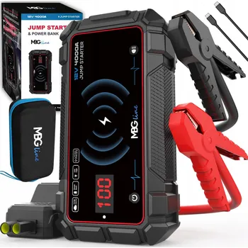 Powerbanka LUXURY-GOODS Výkonná powerbanka Jump Starter 20000mAh Booster 74Wh PD60W Svítilna