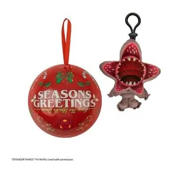Vánoční dekorace Stranger Things Vánoční dekorace s plyšovou klíčenkou - Demogorgon