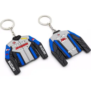 Přívěsek na klíče bunda Suzuki modrá