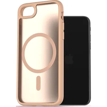 Pouzdro na mobilní telefon AlzaGuard Matte Case Compatible with Magsafe pro iPhone 7 / 8 / SE 2020 / SE 2022 pískově žlutý