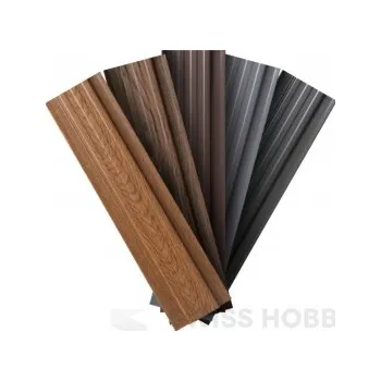 Plechová plotovka Sicuro rovná - bílá RAL 9010 lesk