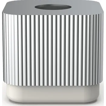 Decor Walther, Box na kapesníky Of Line se stříbrným víčkem krémový - Formadore