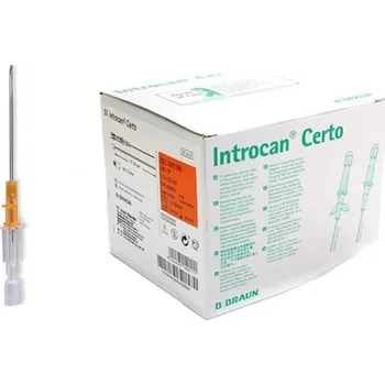 Injekční jehla ► Piercingová jehla 14g Oranžová Braun Introcan - 50ks