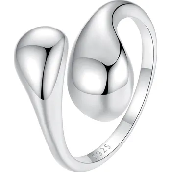 Prsten Elenys stříbrný nastavitelný prsten Kapka Velikost: Nastavitelná 52-60 mm