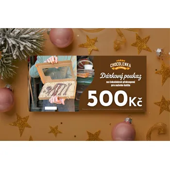 Dárková krabička Chocolenka Elektronický dárkový poukaz 500 Kč