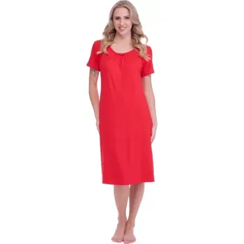Dámské noční prádlo 2737/41 - dámská košile Ruko, 2XL, červená
