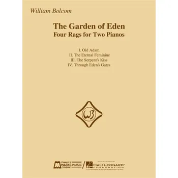 William Bolcom: The Garden Of Eden - Four Rags For Two Pianos (noty na čtyřruční klavír)