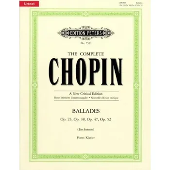 Frédéric Chopin: Ballades (noty na klavír)
