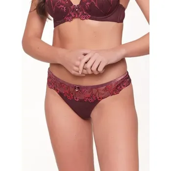 Kalhotky 6813T - brazilky Linga Dore, M, vínová