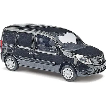 Modelová železnice H0 - stavebnice Mercedes-Benz Citan, černá / Busch 60251