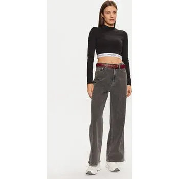 Dámská halenka Tommy Jeans Halenka DW0DW19510 Černá Slim Fit L