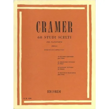 Johann Baptist Cramer: 60 Studi Scelti (noty na klavír)(+audio)