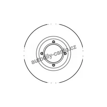 Brzdový kotouč Brzdový kotouč TRW DF1995 - SUBARU