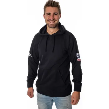 Kappa flísová mikina 6CENTO 629B 2023/2024 Modrá XXXL Pánské