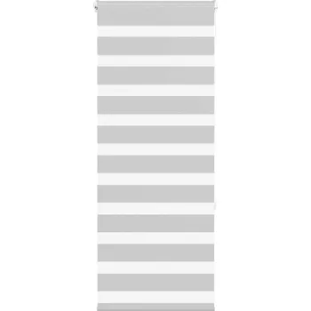 Roleta Zebra roleta světle šedá 55x150 cm šířka látky 50,9cm polyester Šedá 4014434