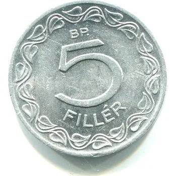 MAĎARSKO. 5 fillér 1960. KM-549