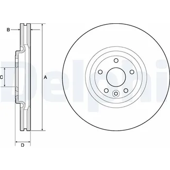 Brzdový kotouč Brzdový kotouč DELPHI BG9167C