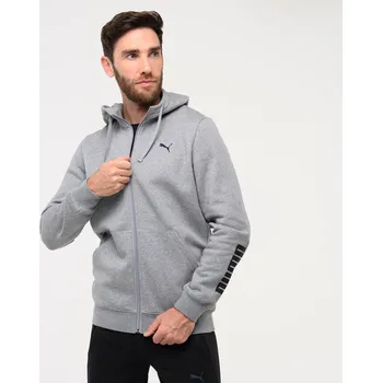 Pánská mikina PUMA Pánská fitness mikina na zip s kapucí Puma S