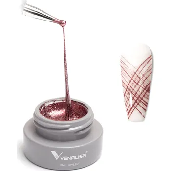Přípravek na nehty Venalisa Spider gel: Burgundy; 5 ml