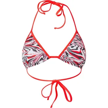 Dámské plavky Puma All Over Print Triangle Bikini White / Grey 14 (L)