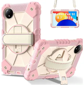 Pouzdro na tablet Outdoorový Obal Na Xiaomi Redmi Pad Se 8,7" Barva: Růžovo-Béžová