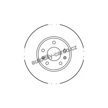 Brzdový kotouč Brzdový kotouč TRW DF1115 - CITROEN CITROEN CX II