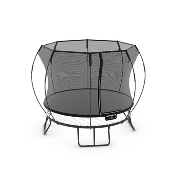 Trampolína Springfree trampolína Compact Round 2,4 m x 2,4 m černá s ochrannou sítí